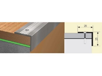 Угол 25*25 1,8 ясень серый - фото в Миди Лтд Изображение товара Угол 25*25 1,8 ясень серый в Миди Лтд