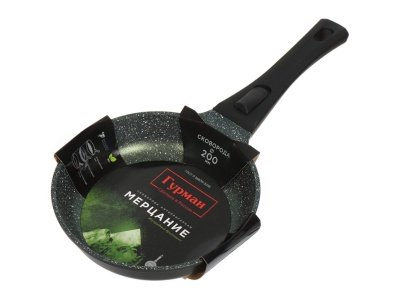 Сковорода Гурман 20см антипригарное покрытие съемная ручка Мерцание Изумрудный бриллиант (10шт/уп) - фото в Миди Лтд Изображение товара Сковорода Гурман 20см антипригарное покрытие съемная ручка Мерцание Изумрудный бриллиант (10шт/уп) в Миди Лтд