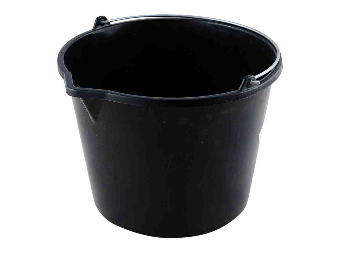 Ведро пластиковое строительное с носиком 12л - фото в Миди Лтд Изображение товара Ведро пластиковое строительное с носиком 12л в Миди Лтд