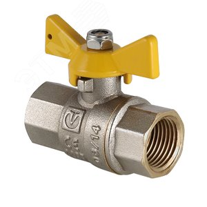 Изображение товара Кран шаровой газовый 3/4" г/г бабочка VALTEC VALGAS (5шт/уп) в Миди Лтд