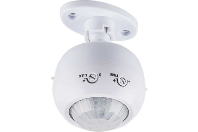 Изображение товара Датчик движения Feron SEN16/ES-P27A 1200W 8m 120-360гр белый в Миди Лтд