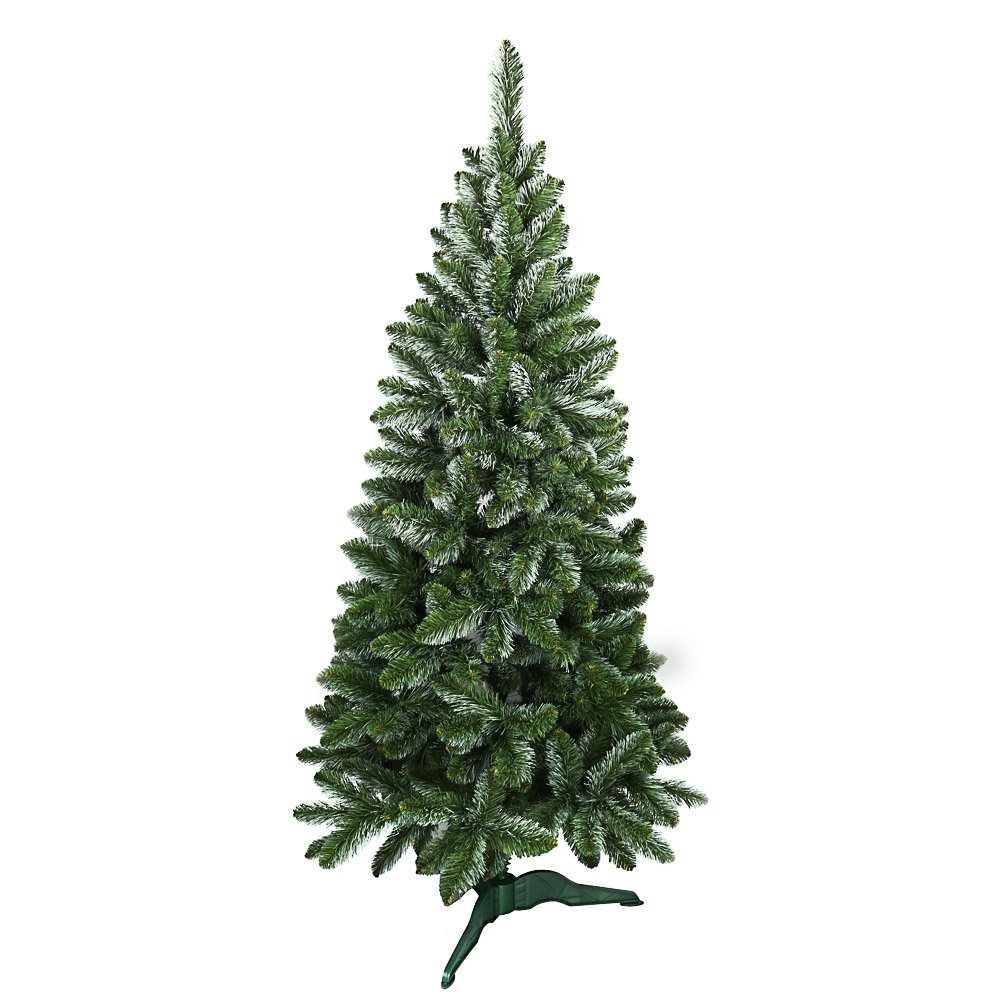 Изображение товара Ель искусственная "Заснеженная" 180см ПВХ зеленая/белая в Миди Лтд