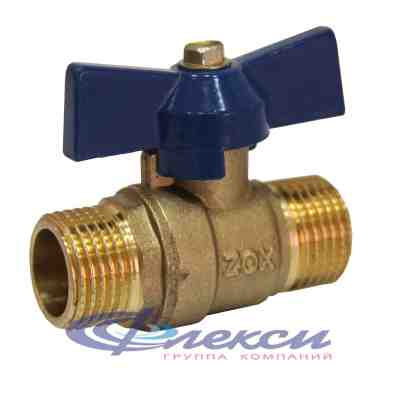 Кран шаровой 3/4 ш/ш бабочка  (5шт/уп) - фото в Миди Лтд Изображение товара Кран шаровой 3/4 ш/ш бабочка  (5шт/уп) в Миди Лтд