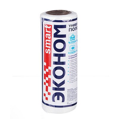 Салфетки универсальные в рулоне  35шт 20х23+-1см СМАРТ Эконом (30шт/кор) - фото в Миди Лтд Изображение товара Салфетки универсальные в рулоне  35шт 20х23+-1см СМАРТ Эконом (30шт/кор) в Миди Лтд