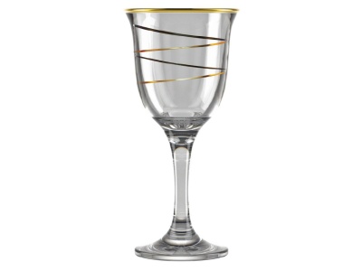 Фужер Золотая спираль 250мл 6шт (2шт/уп) Х - фото в Миди Лтд Изображение товара Фужер Золотая спираль 250мл 6шт (2шт/уп) Х в Миди Лтд