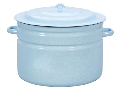 Бак эмаль 25л Белый рябчик С-2828/Рб - фото в Миди Лтд Изображение товара Бак эмаль 25л Белый рябчик С-2828/Рб в Миди Лтд