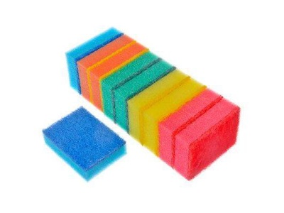 Набор губок для мытья посуды VETTA  Премиум 9*6,5*2,5см (10шт/уп)(24уп/кор) - фото в Миди Лтд Изображение товара Набор губок для мытья посуды VETTA  Премиум 9*6,5*2,5см (10шт/уп)(24уп/кор) в Миди Лтд