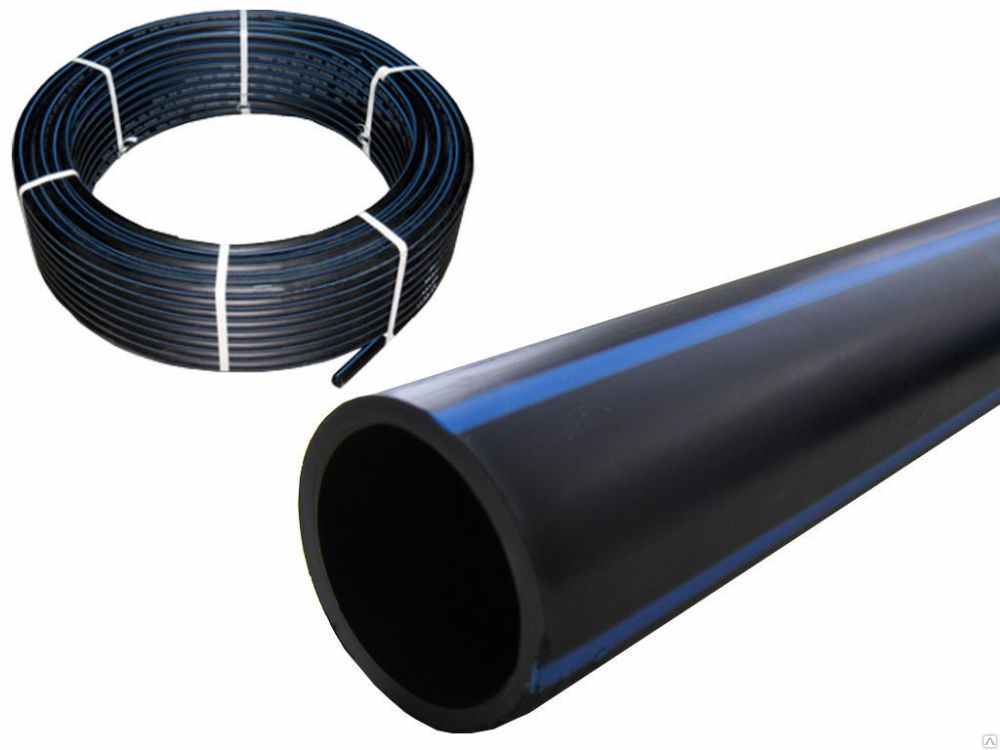 Изображение товара Труба ПНД ПЭ 100 d32*2мм SDR17 питьевая ГОСТ (100м) в Миди Лтд