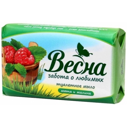 Изображение товара Мыло ВЕСНА "Мята и малина" 90г (135126) в Миди Лтд
