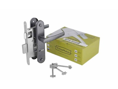 Изображение товара Замок врезной ЗВ9-4.07 серебро Птимаш (10шт/уп) в Миди Лтд