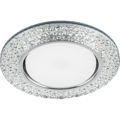 Изображение товара Светильник прозр хром без лампы с подсветкой  feron CD4032 11W GX53+20 LED 4000K в Миди Лтд