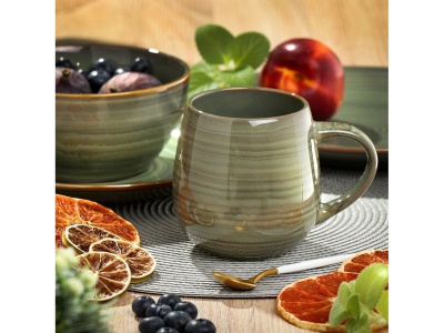 Изображение товара Кружка керамика 8*10см 490мл Daniks Verde зеленая (24шт/уп) в Миди Лтд