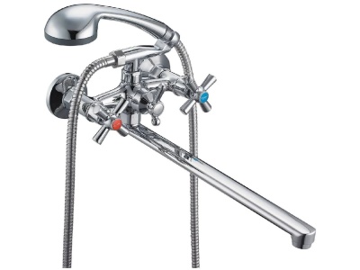 Изображение товара Смеситель для ванны длинный излив DFR7-C ZEGOR в Миди Лтд