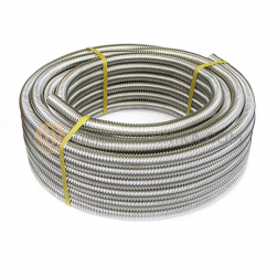 Изображение товара Труба гофрированная 25А из нерж. стали SS304 отожженная TIM (30м)	  в Миди Лтд