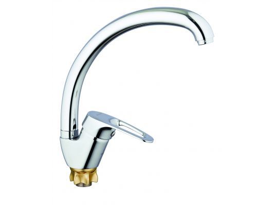 Изображение товара Смеситель GLAUF кухня боковой 40карт.8018/8G4-А018 лат.гайка в Миди Лтд