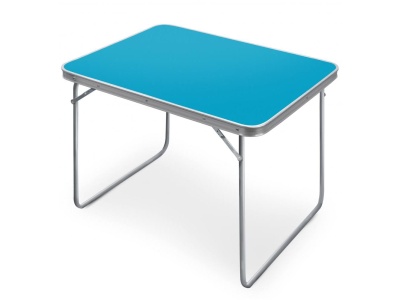 Изображение товара Стол складной туристический NIKA 700x500х600 голубой в Миди Лтд