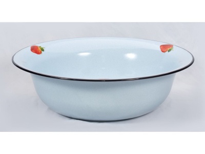 Изображение товара Таз эмаль белый гранит 12л Сочная клубника С-3024/5Рб (5шт/уп) Х в Миди Лтд