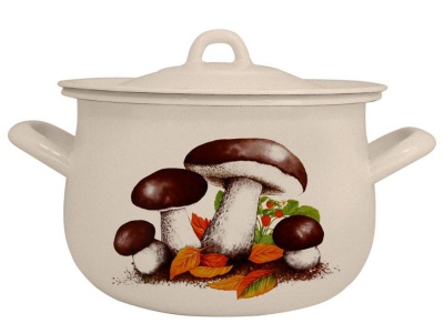 Кастрюля эмаль жемчужная 3,6л Боровики Р-50126Б/4Жм (4шт/уп) Х - фото в Миди Лтд Изображение товара Кастрюля эмаль жемчужная 3,6л Боровики Р-50126Б/4Жм (4шт/уп) Х в Миди Лтд