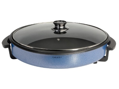 Изображение товара Электросковорода GALAXY GL 2663 1700Вт объем 3л глубина 4см d40см антипригарное покрытие Х в Миди Лтд