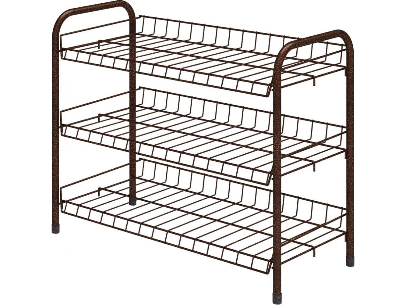 Изображение товара Этажерка NIKA 660х280х520 медный антик в Миди Лтд