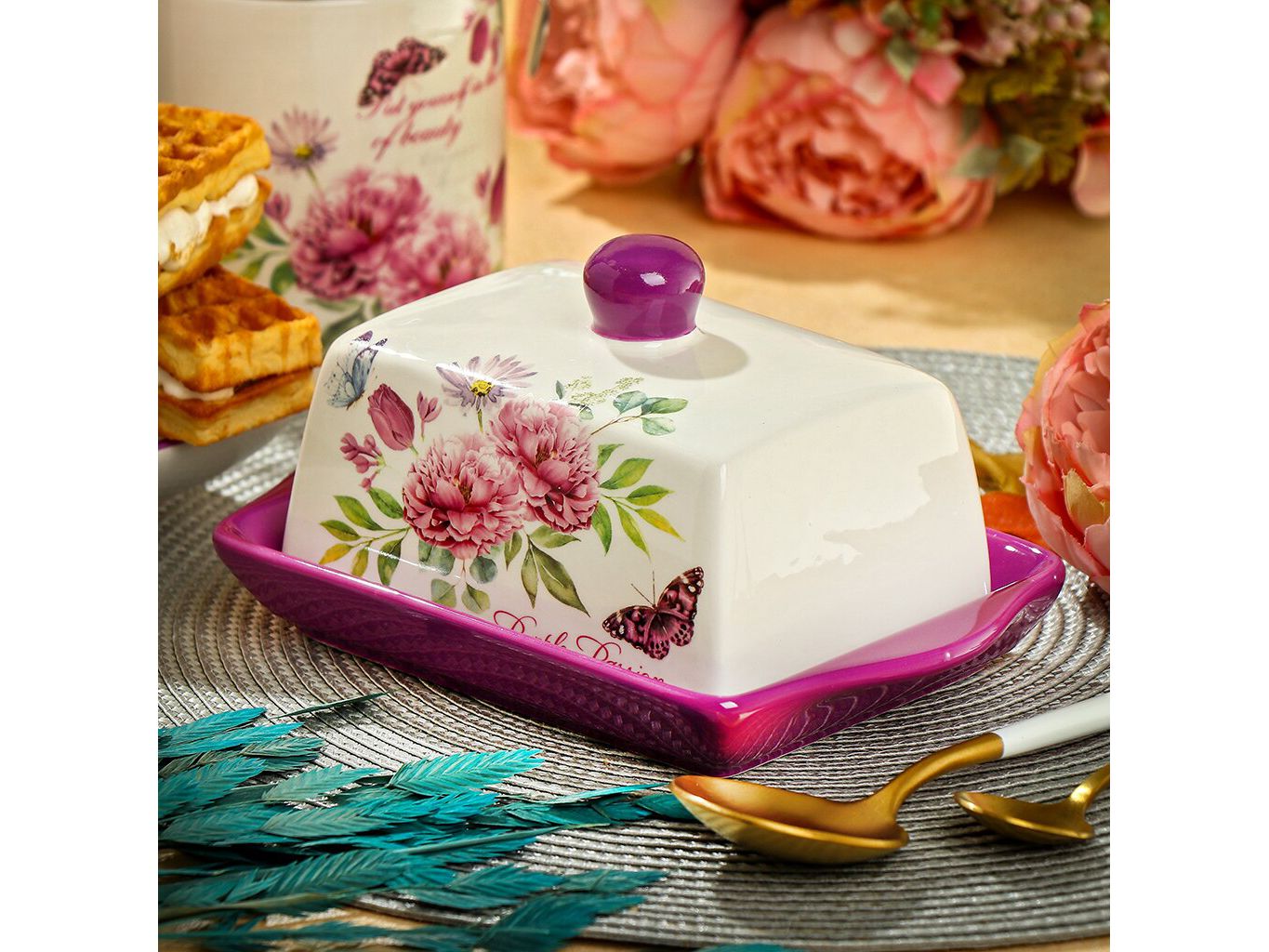 Изображение товара Масленка доломит Daniks Флорентини (24шт/уп) в Миди Лтд