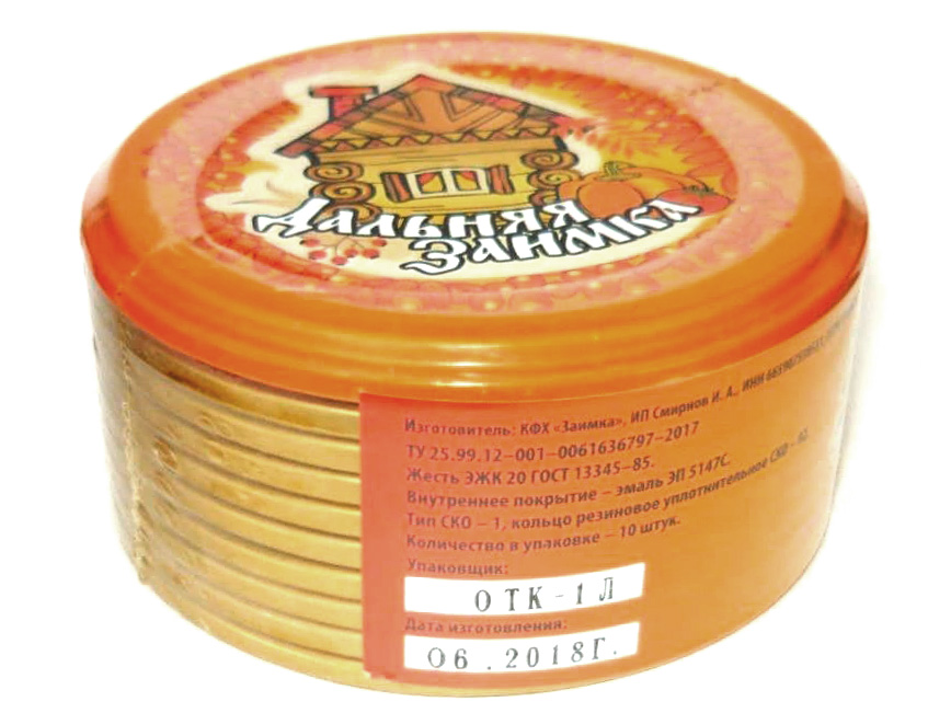 Изображение товара Крышки металл для закатывания Дальняя Заимка (10шт/уп) в Миди Лтд