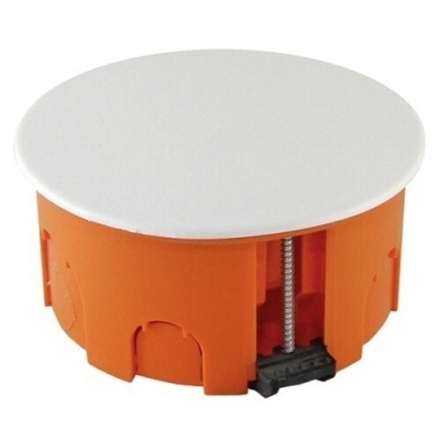 Коробка распаячная СП D80х40мм пл. лапки IP20 TDM - фото в Миди Лтд Изображение товара Коробка распаячная СП D80х40мм пл. лапки IP20 TDM в Миди Лтд