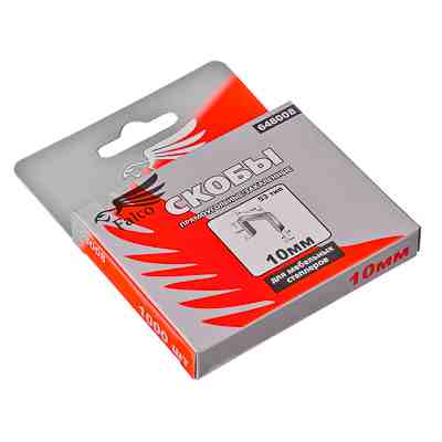 Изображение товара Скоба 10мм (11,3*0,7мм) д/мебел.степлера тип53         ХХ в Миди Лтд