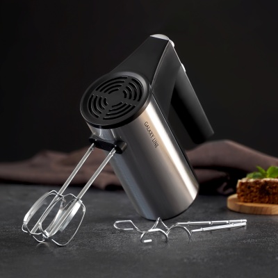 Изображение товара Миксер GALAXY LINE GL 2223 400Вт 5 скоростей 2шт насадка-венчик 2шт насадки для теста в Миди Лтд