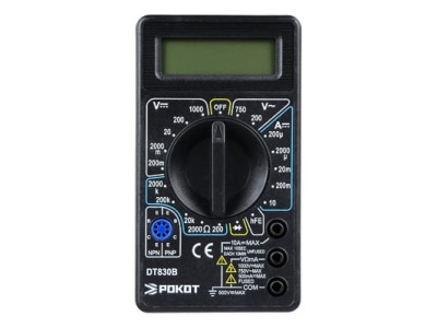 Изображение товара Мультиметр цифровой РОКОТ DT-830B (60шт/кор) в Миди Лтд