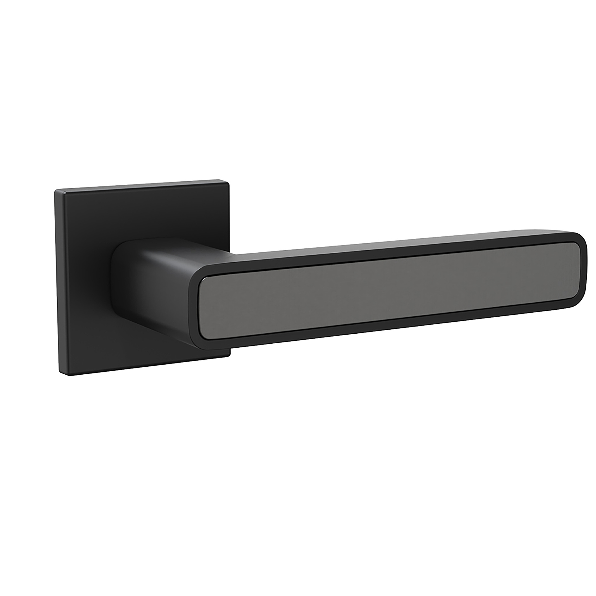 Ручки дверные MARS ARC BL/GR-24 черный/графит - фото в Миди Лтд Изображение товара Ручки дверные MARS ARC BL/GR-24 черный/графит в Миди Лтд