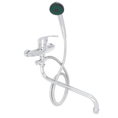 Изображение товара Смеситель для ванны СоюзКран с душем круглый излив 30см керам картридж 35мм хром цинк SK08-S102 в Миди Лтд