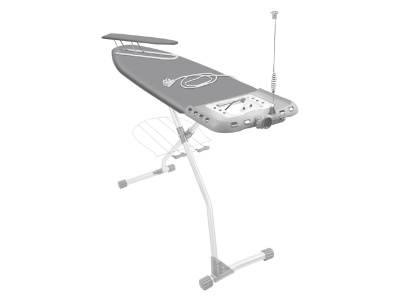 Изображение товара Доска гладильная NIKA ВЕРОНА 1 тефлон 1220х420 серебристый в Миди Лтд