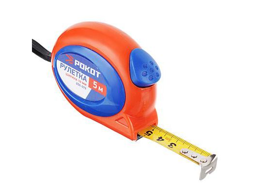 Изображение товара Рулетка  5м*18мм РОКОТ          ХХ в Миди Лтд