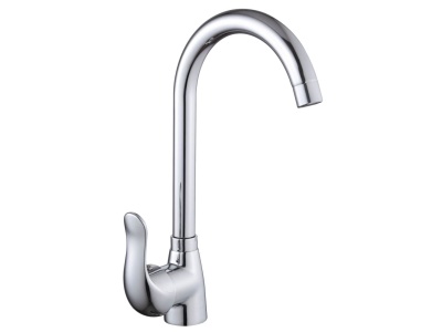 Изображение товара Смеситель для кухни СоюзКран поворотный излив 25см керам картридж 35мм хром цинк SK01-R136 в Миди Лтд