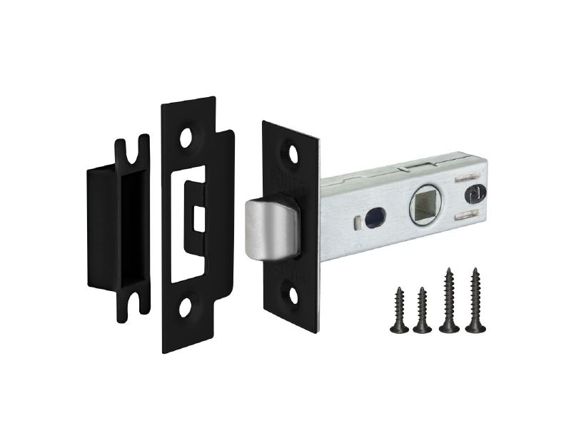 Изображение товара Защелка врезная L45-8 BL Черный в Миди Лтд