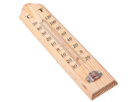 Изображение товара Термометр оконный INSALAT дерево -40+50 26см   Х в Миди Лтд