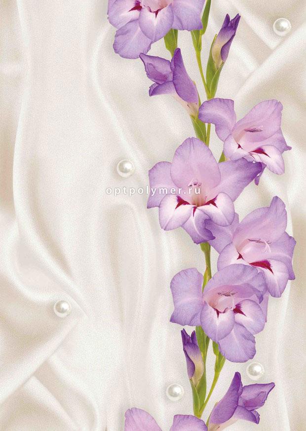Панель ПВХ Узор термопечать 0,25х2,7м (уп=6,75м2/10шт) ирисы,шелк,жемчуг - фото в Миди Лтд Изображение товара Панель ПВХ Узор термопечать 0,25х2,7м (уп=6,75м2/10шт) ирисы,шелк,жемчуг в Миди Лтд