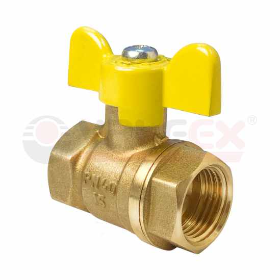 Кран газовый шар. 1/2 г/г бабочка Valfex латунь (24шт/уп) - фото в Миди Лтд Изображение товара Кран газовый шар. 1/2 г/г бабочка Valfex латунь (24шт/уп) в Миди Лтд