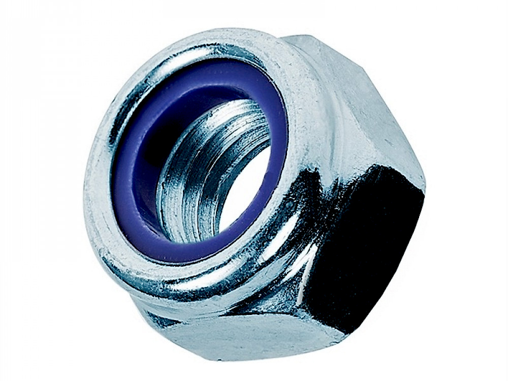 Изображение товара Гайка самоконтрящаяся цинк М14 (50шт/уп) в Миди Лтд