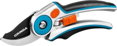 Секатор GRINDA PROLine P-29 210мм эргономичные рукоятки - фото в Миди Лтд Изображение товара Секатор GRINDA PROLine P-29 210мм эргономичные рукоятки в Миди Лтд