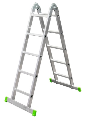 Изображение товара Лестница алюминиевая-трансформер 2*4 в Миди Лтд