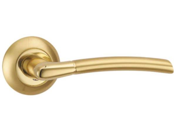 Ручки дверные ARDEA TL SG/GP-4 матовое золото/золото  Х - фото в Миди Лтд Изображение товара Ручки дверные ARDEA TL SG/GP-4 матовое золото/золото  Х в Миди Лтд