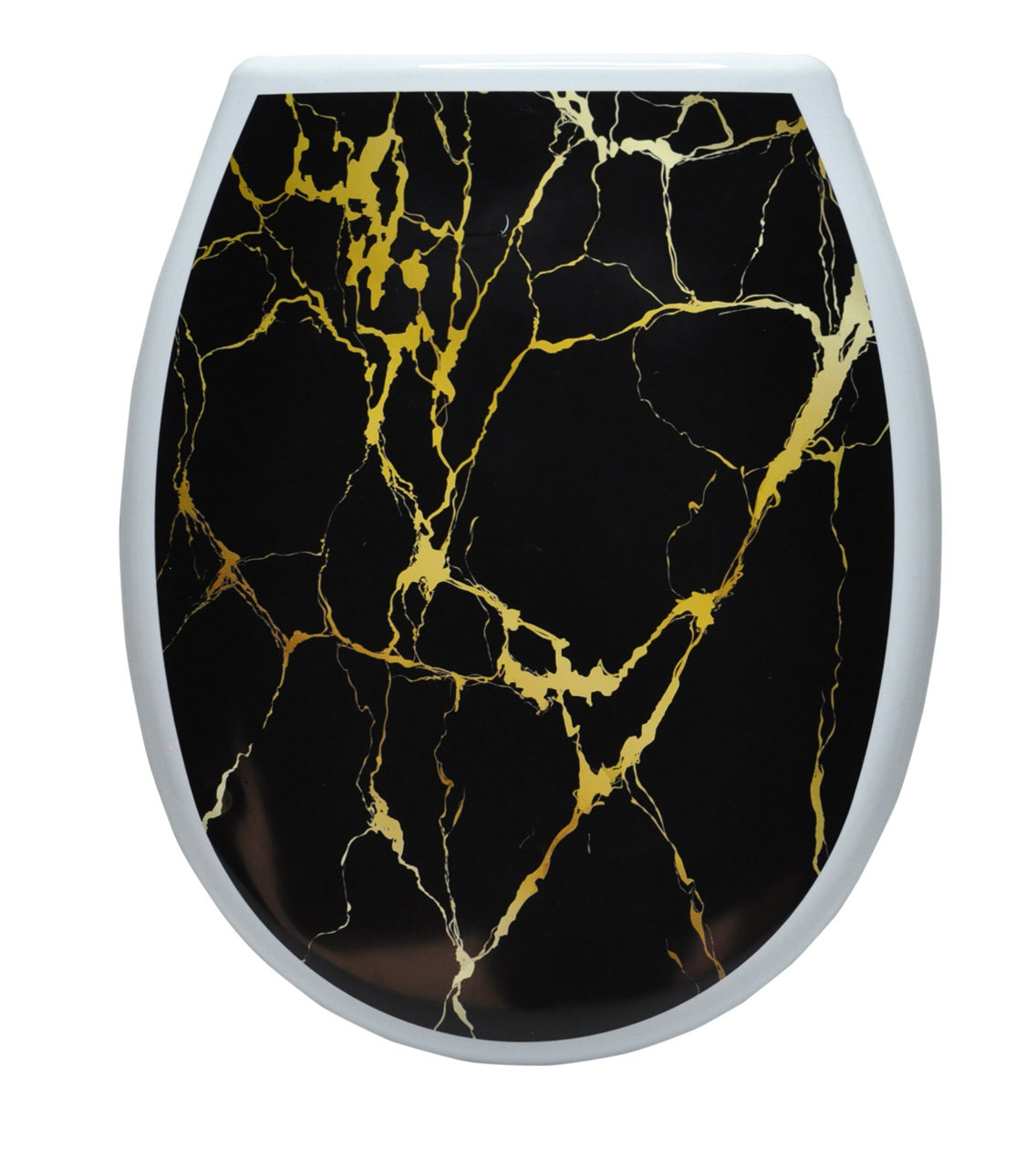 Сиденье для унитаза жесткое с рис. "Черный мрамор" (1/10уп) - фото в Миди Лтд Изображение товара Сиденье для унитаза жесткое с рис. "Черный мрамор" (1/10уп) в Миди Лтд