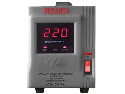 Стабилизатор Ресанта АСН-1000Н/1-Ц - фото в Миди Лтд Изображение товара Стабилизатор Ресанта АСН-1000Н/1-Ц в Миди Лтд