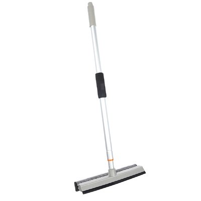 Окномойка с телескопической ручкой металл 111см, с резиновым держателем, серая, VETTA (50шт/кор) - фото в Миди Лтд Изображение товара Окномойка с телескопической ручкой металл 111см, с резиновым держателем, серая, VETTA (50шт/кор) в Миди Лтд