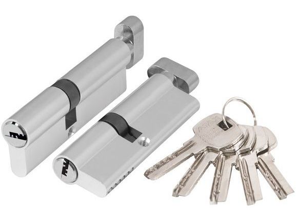 Цилиндр. механизм с вертушкой. AX202/60mm (25+10+25) CP хром 5ключей - фото в Миди Лтд Изображение товара Цилиндр. механизм с вертушкой. AX202/60mm (25+10+25) CP хром 5ключей в Миди Лтд