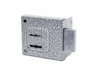 Изображение товара Замок накладной ЗН4-1 серебро Птимаш (18шт/уп) в Миди Лтд