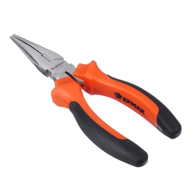 Тонкогубцы 160мм ЕРМАК Никель - фото в Миди Лтд Изображение товара Тонкогубцы 160мм ЕРМАК Никель в Миди Лтд