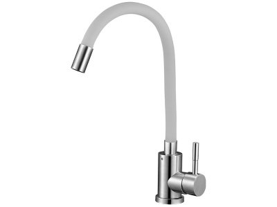 Изображение товара Смеситель для кухни силиконовый излив EZA4-F-GY SOLONE серый в Миди Лтд